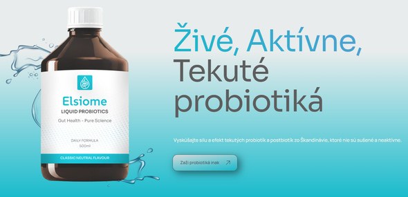 Elsiome tekuté probiotiká