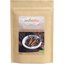 Bio Huba Cordyceps prášok 250g Zdravovýživa - sušené mleté mycélium