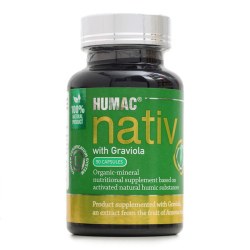 HUMAC Nativ s peruánskou Graviolou 90 kapsúl - humínové kyseliny